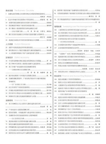 《现代商业》杂志2022年6月第16期目录