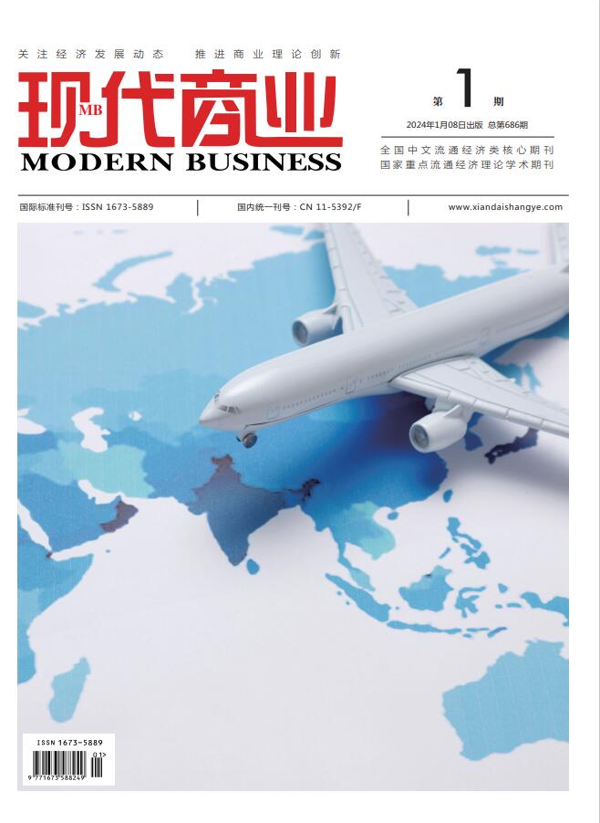 现代商业杂志2024年1月第1期目录